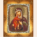 Набор для вышивания бисером РУССКАЯ ИСКУСНИЦА "Богородица Феодоровская"